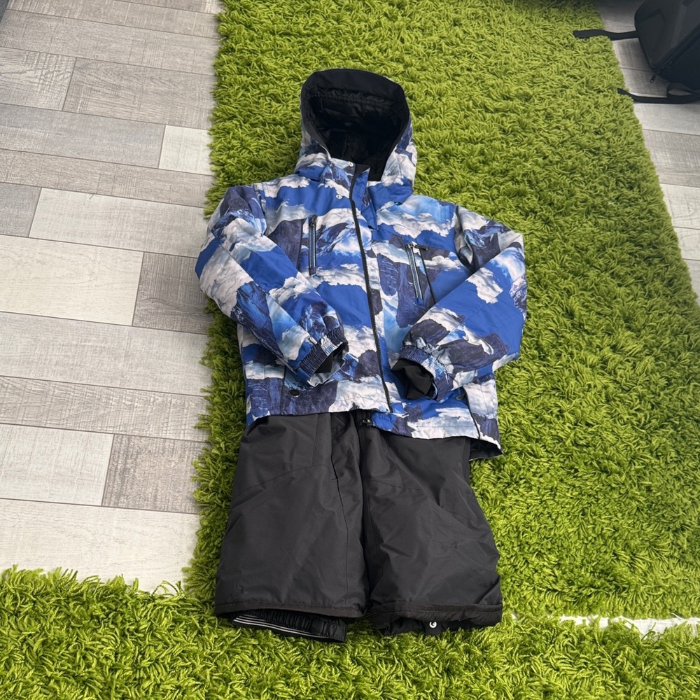 Noize Blue and Black Kids Jacket